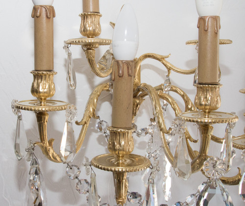 Pair Of Gilt Bronze Sconces Napoleon III Period
