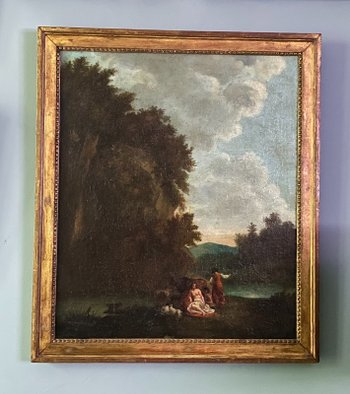 '' The rest of Venus '' HST. French school of the 17th century, follower of Claude Lorrain.