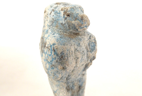 Statuette Funéraire égyptienne Dieu Thot Babouin Egypte Amulette Terre