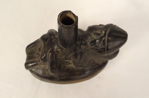 Erotic Pre-Columbian Vase Characters Culture Chimu Peru Terracotta Black