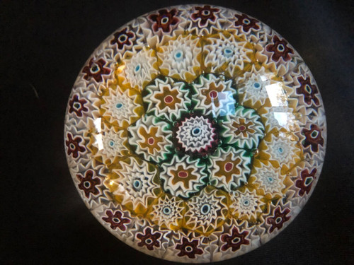 Sulphide Millefiori Baccara paperweight Napoleon III period