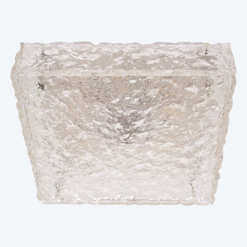 Brutalist ceiling light “Ice Glass”