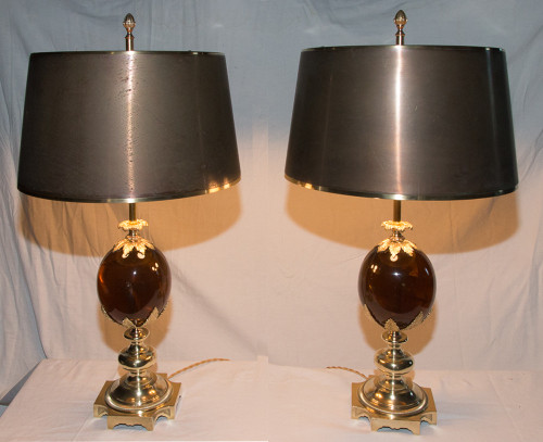 Paar Maison Charles Lampen 1960-1970