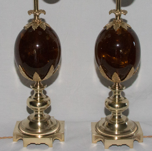 Paar Maison Charles Lampen 1960-1970