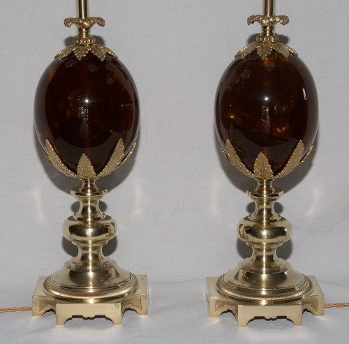 Paar Maison Charles Lampen 1960-1970