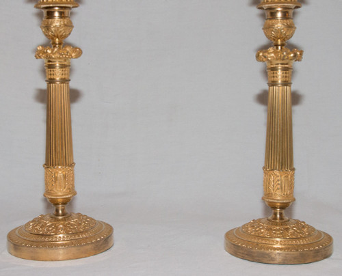 Pair Of Candlesticks 1st Empire Period