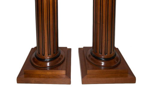 Pair Of Louis XVI Style Columns Late 19th Century