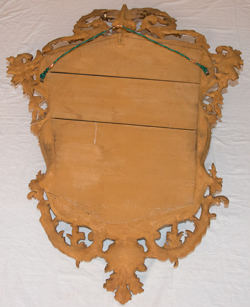 Miroir En Bois Doré  époque Napoléon III