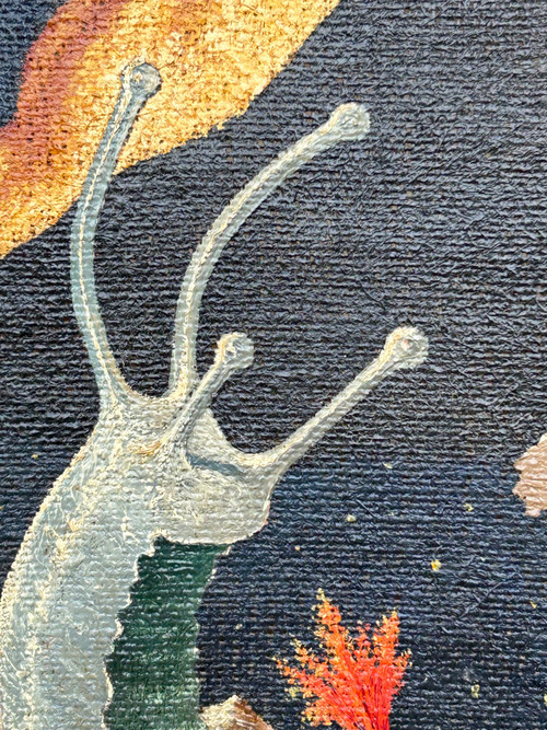 Alex Gaudard Michel - Jean De La Lune 1947 - Öl auf Leinwand - Gemälde - Gemälde