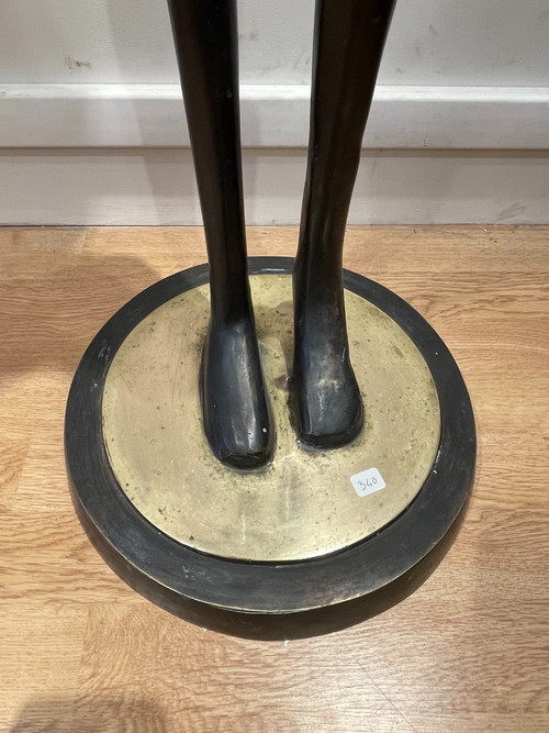 Big statuette of a  water carrier, after Karl Hagenauer, circa 1970