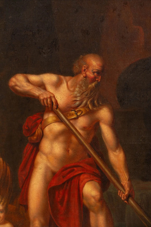François Gérard (attributed), very large HST, late 18th century - early 19th century.