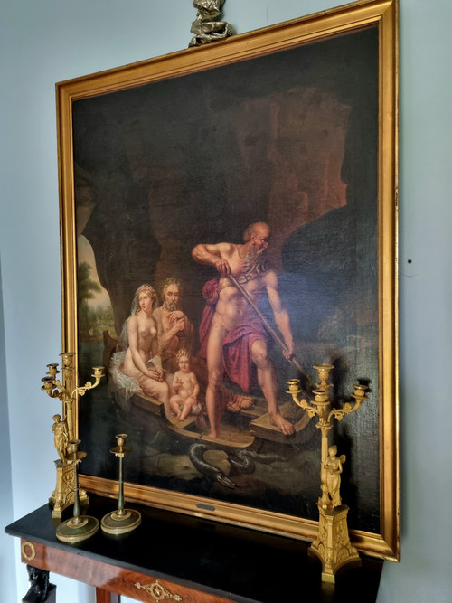 François Gérard (attributed), very large HST, late 18th century - early 19th century.