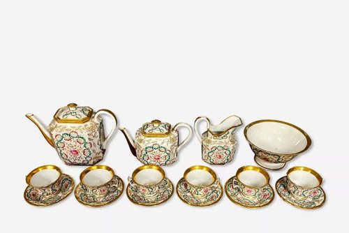 Paris porcelain: magnificent Empire period tea/coffee service circa 1810