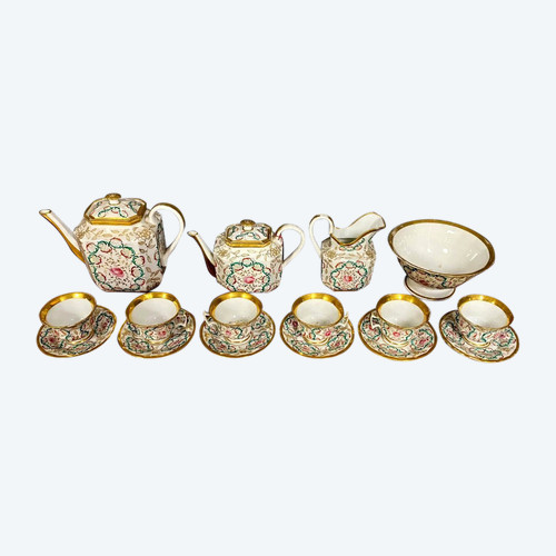 Paris porcelain: magnificent Empire period tea/coffee service circa 1810