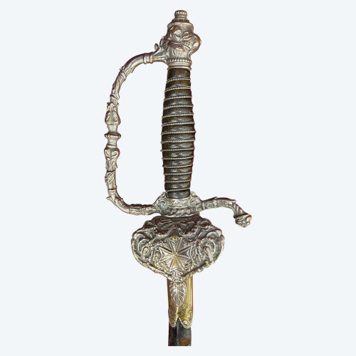 Knight's sword of the Order of Malta signed SOUZY - Circa 1890