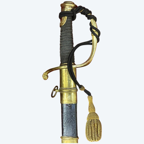 Infantry Officer's Saber signed COULAUX ainé in Klingenthal - Circa 1850/60