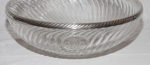  Large Baccarat Cup And Sterling Silver Late 19th Century