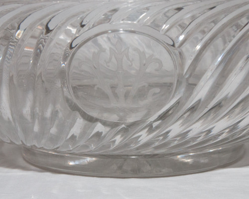  Large Baccarat Cup And Sterling Silver Late 19th Century