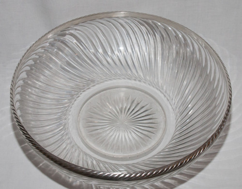  Large Baccarat Cup And Sterling Silver Late 19th Century