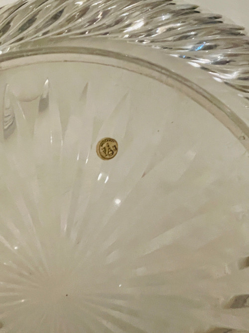  Large Baccarat Cup And Sterling Silver Late 19th Century
