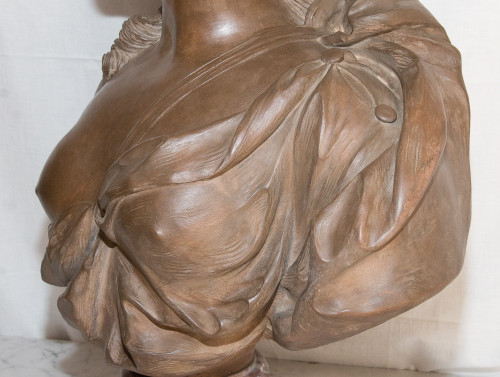 Busto in terracotta della contessa Du Barry, XIX secolo