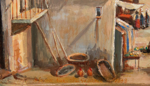 Napoli Borgo Santa Lucia Giacinto Gigante 1806-1876