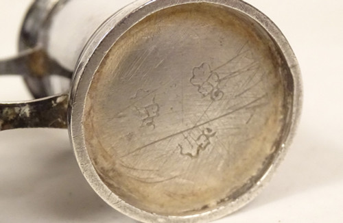 Paire Ampoules à Huile Sainte Argent Massif Fermiers Généraux XVIIIème
