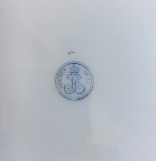 Coupe En Sèvres, Epoque Louis Philippe, Année 1837