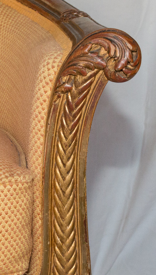 Grande Bergère Style Louis XVI Circa 1860