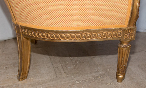 Grande Bergère Style Louis XVI Circa 1860