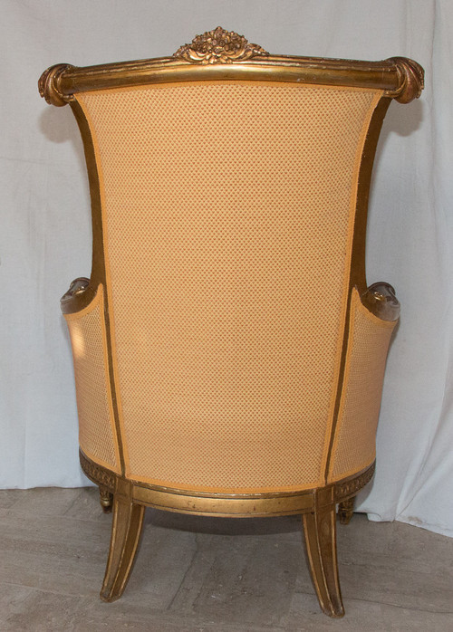 Grande Bergère Style Louis XVI Circa 1860