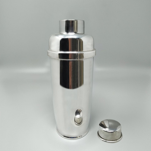 Splendido shaker per cocktail degli anni '60 placcato in argento di Zanetta. Fatto in Italia
