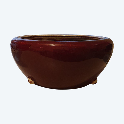 Chinese Qing Dynasty Flambe Drip Glaze Bowl