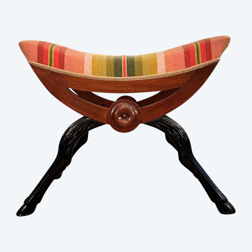 Empire Style Curule Stool Around 1950