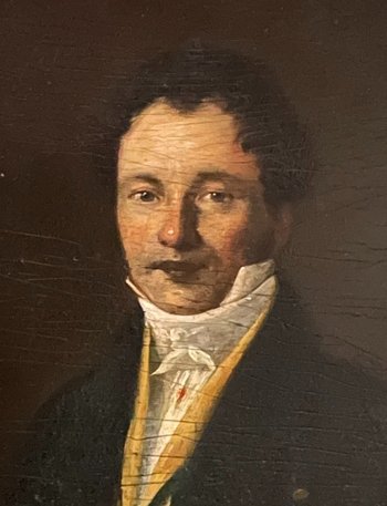 19th century French school, portrait of a young man.