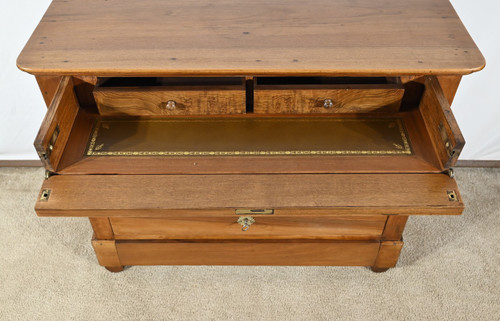 Commode Écritoire en Noyer, époque Restauration – 1ère Partie XIXe