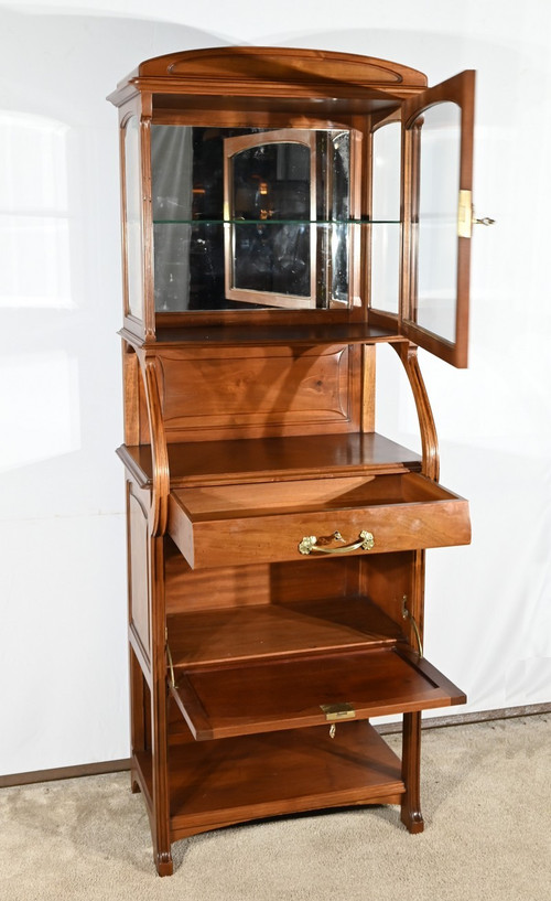 Meuble Bar en Acajou, attribué à la Maison E.Diot, Art Nouveau - 1900