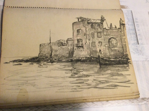 Notebook of 63 drawings André BERONNEAU