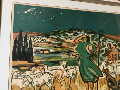 Lithography by Yves Brayer