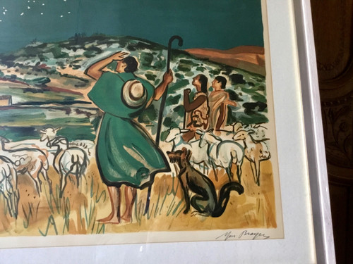 Lithography by Yves Brayer