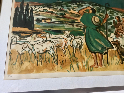 Lithography by Yves Brayer