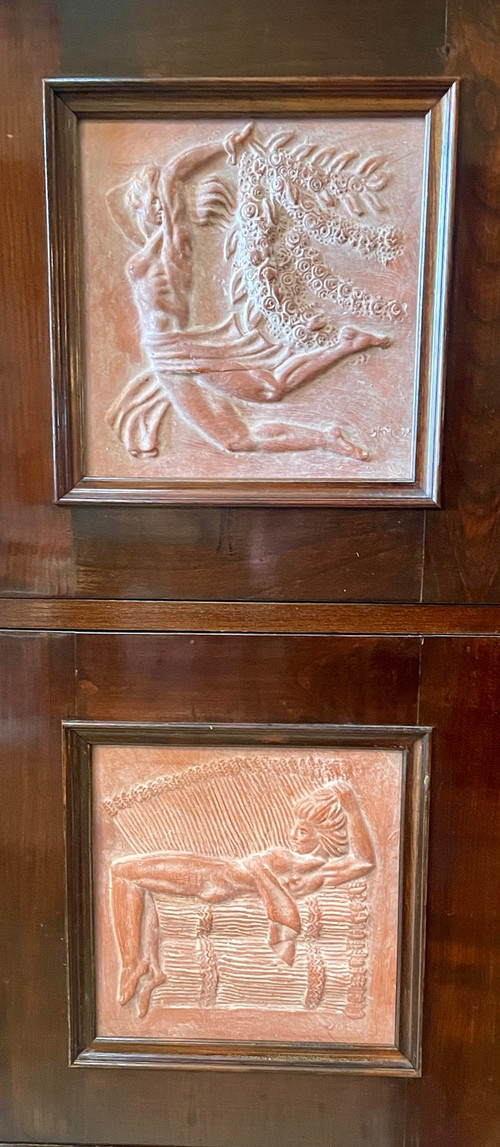 Buffet Art Déco à l’allégorie des Quatre Saisons, XXe siècle 