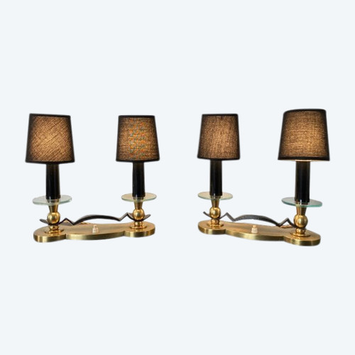 Paire de lampes de table, de style Art Deco.