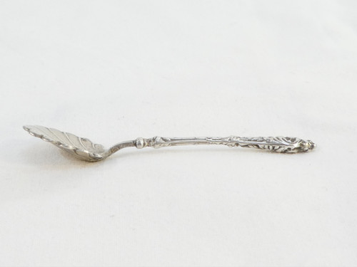 Charming double salerons with solid silver spoons Albert CHAPUS