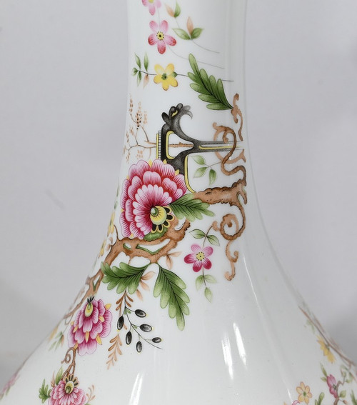 Paire de Lampes à Pétrole électrifiées, style Napoléon III – Milieu XXe