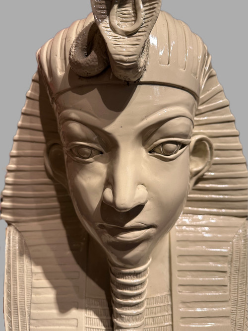 Paire De Sphinx En Bronze émaillé 