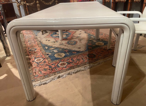 Großer Schreibtisch Aus Dem Knoll-Haus Mit Seinem Sessel