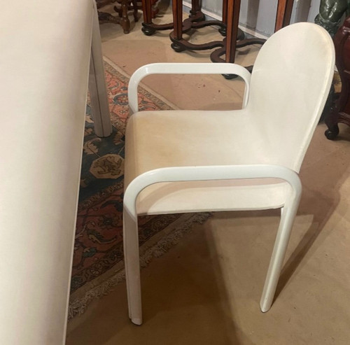 Großer Schreibtisch Aus Dem Knoll-Haus Mit Seinem Sessel