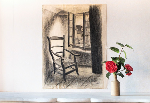  Yvonne Latil Dessin La Chaise