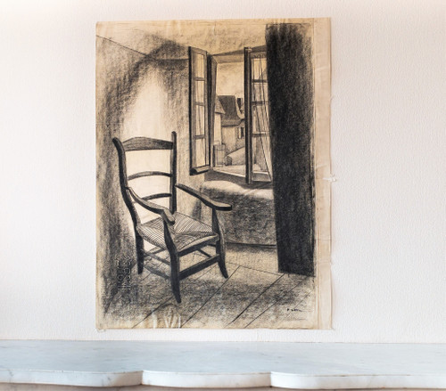  Yvonne Latil Dessin La Chaise